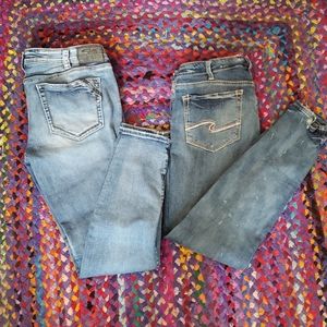 Silver brand skinny jeans